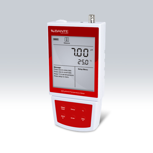 般特Bante220經(jīng)濟(jì)型便攜式pH計(jì)