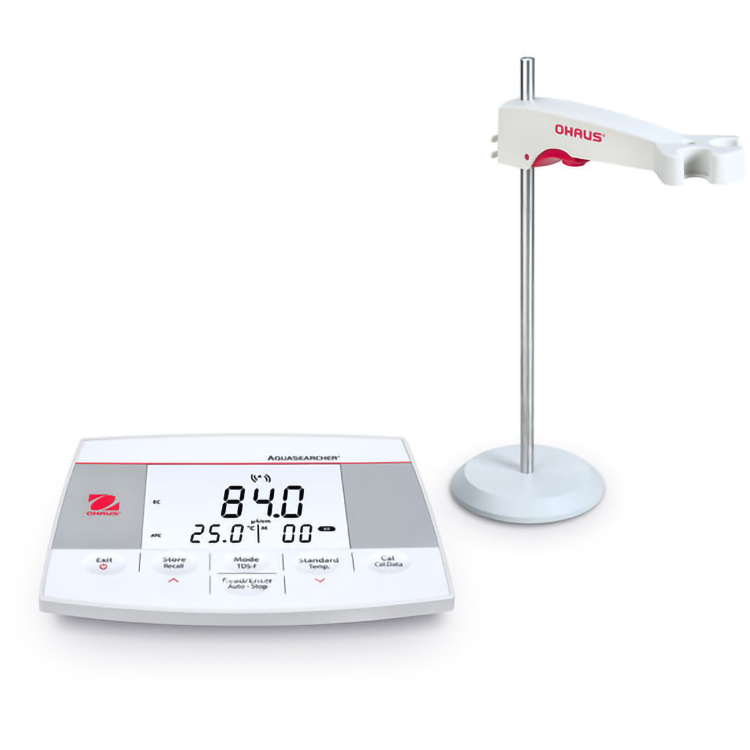 OHAUS AQUASEARCHER? AB23EC BENCH METER Simple-to-Use Benchtop Meter Designed to Easily Measure Conductivity, TDS and Salinity