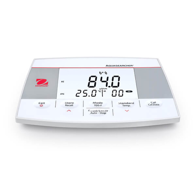 OHAUS AQUASEARCHER? AB23EC BENCH METER Simple-to-Use Benchtop Meter Designed to Easily Measure Conductivity, TDS and Salinity